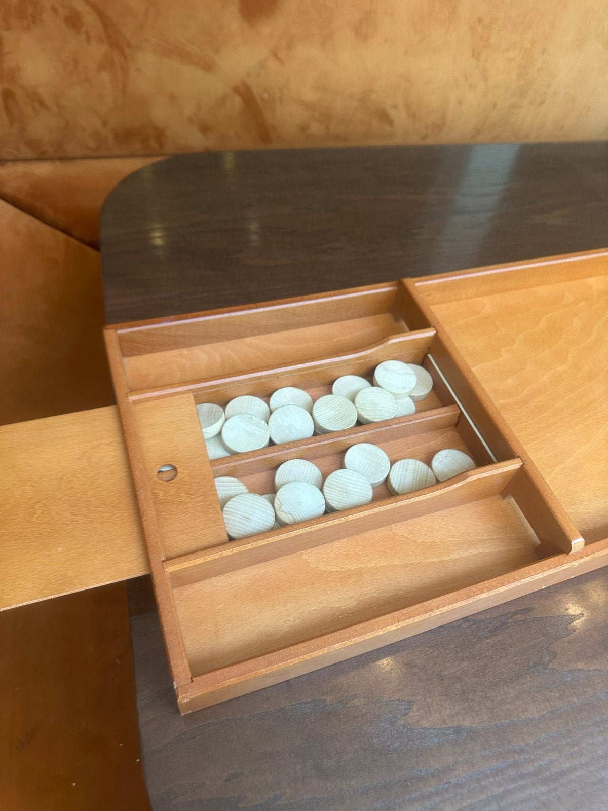 Vintage Homas Sjoelbak - Klassiek Hollands Spel, Een of twee spelers, Ophalen, Gebruikt