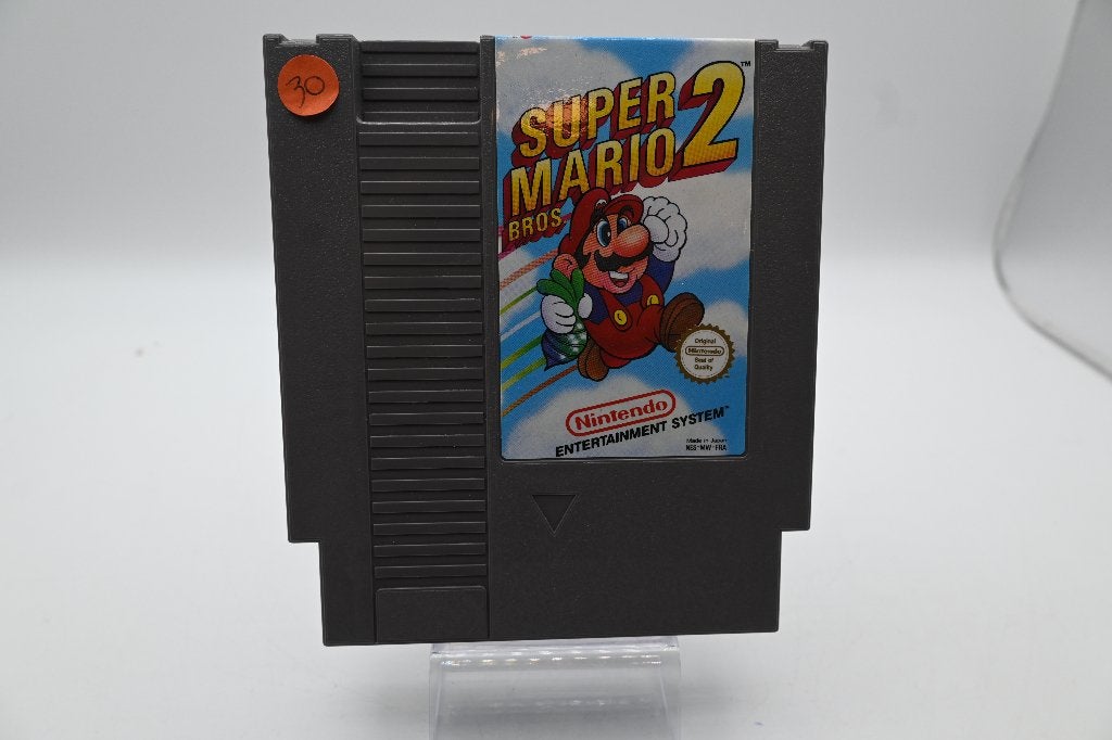 Super Mario Bros. 2 - Nintendo NES Game Cartridge, Spelcomputers en Games, Games | Nintendo NES, Nintendo, Gebruikt, Ophalen of Verzenden