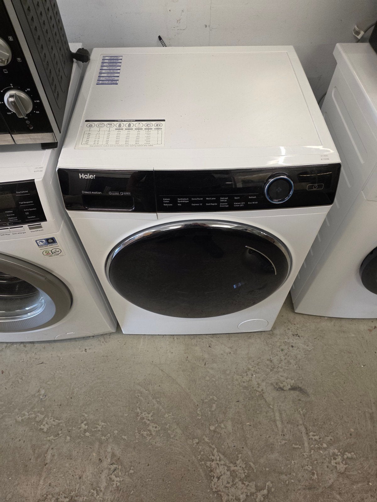 Haier wasmachine direct motion 12kg, Witgoed en Apparatuur, Ophalen, Minder dan 85 cm, ., .