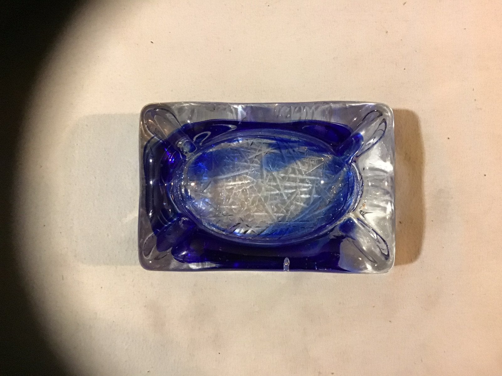 Glazen asbak Max Verboeket, Ophalen of Verzenden