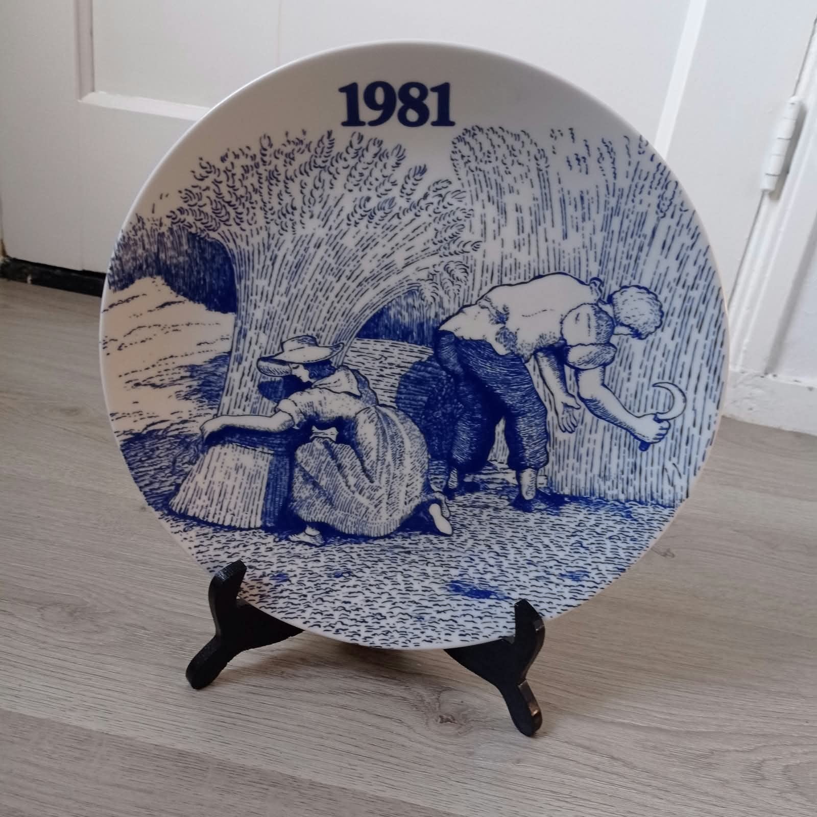 Vintage Winterling Bavaria Sierbord 1981 - Oogstscène, Verzamelen, Ophalen of Verzenden