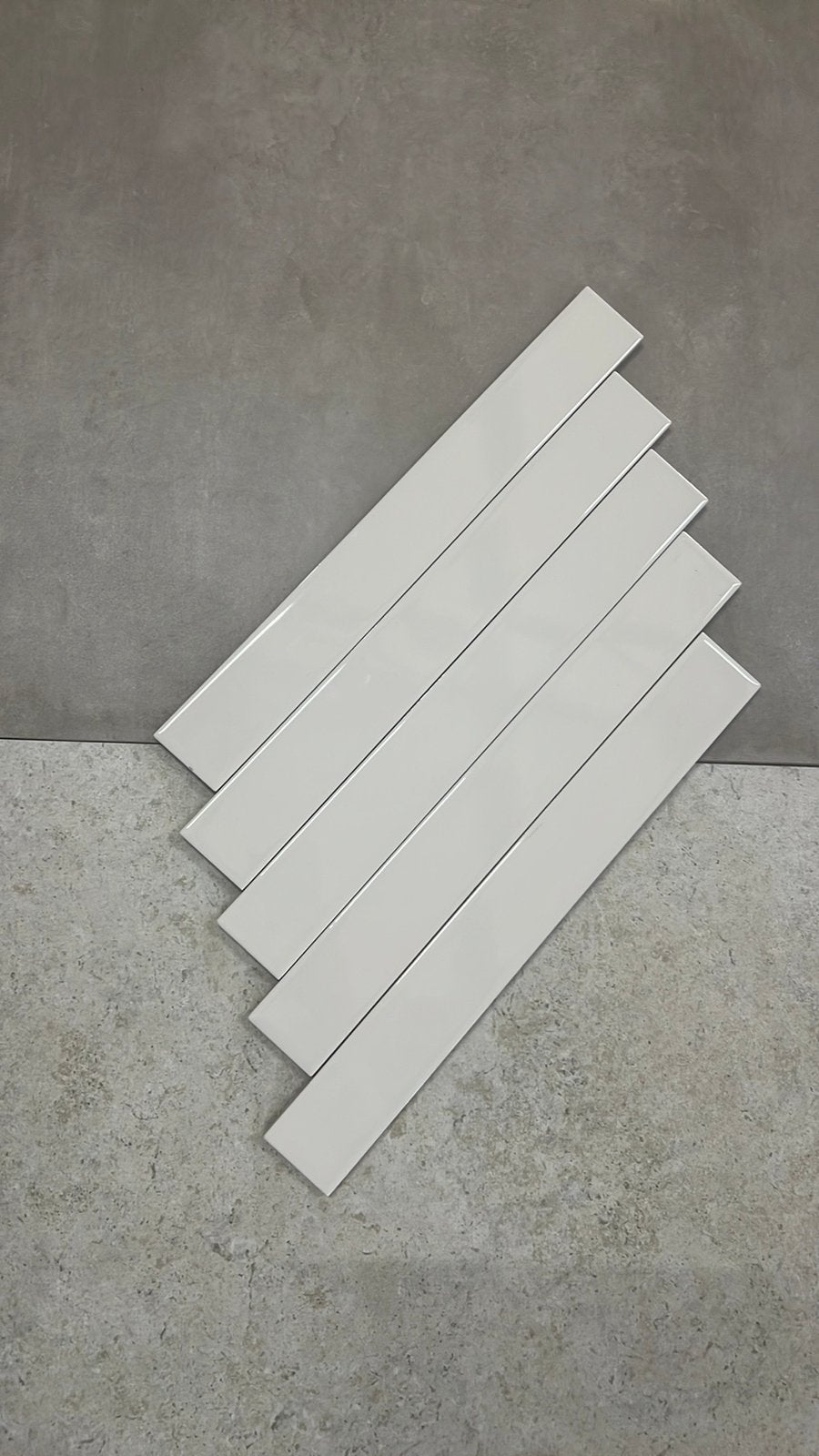 Wandtegels 5x40 cm cream brillo €35,- per m2 op=op, Ophalen, 40 tot 60 cm, Nieuw, Minder dan 20 cm