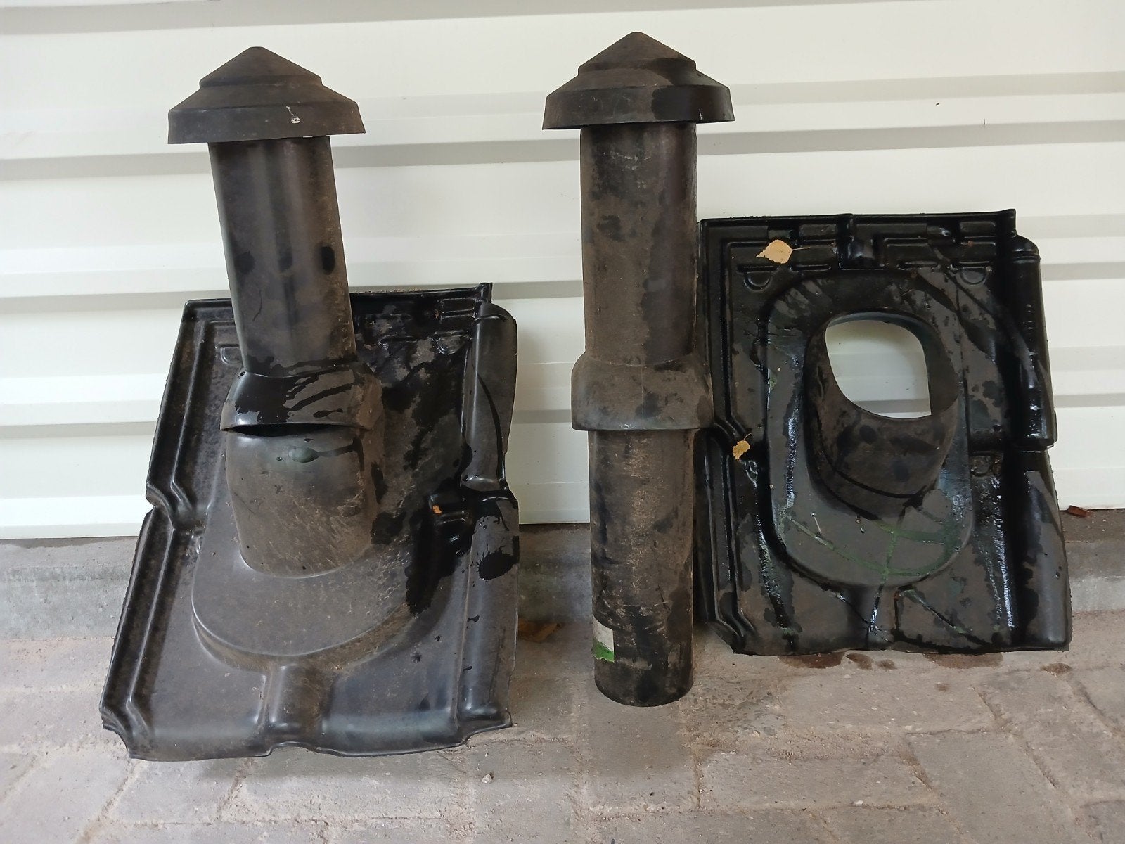 Ventilatie dakdoorvoer set Ø110mm, Ophalen, Zo goed als nieuw, Ventilator