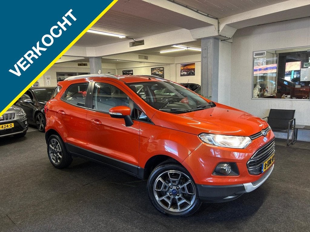 Ford EcoSport 1.0 EcoB. Titanium *NAP*CLIMA*2e eigen., Auto's, Euro 5, 125 pk, Gebruikt, 750 kg