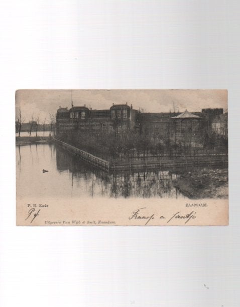 Zaandam Prins Hendrikkade Thalia Uitg v Wijk & Smit Oostzaan, Ophalen of Verzenden, Voor 1920, Gelopen, Noord-Holland