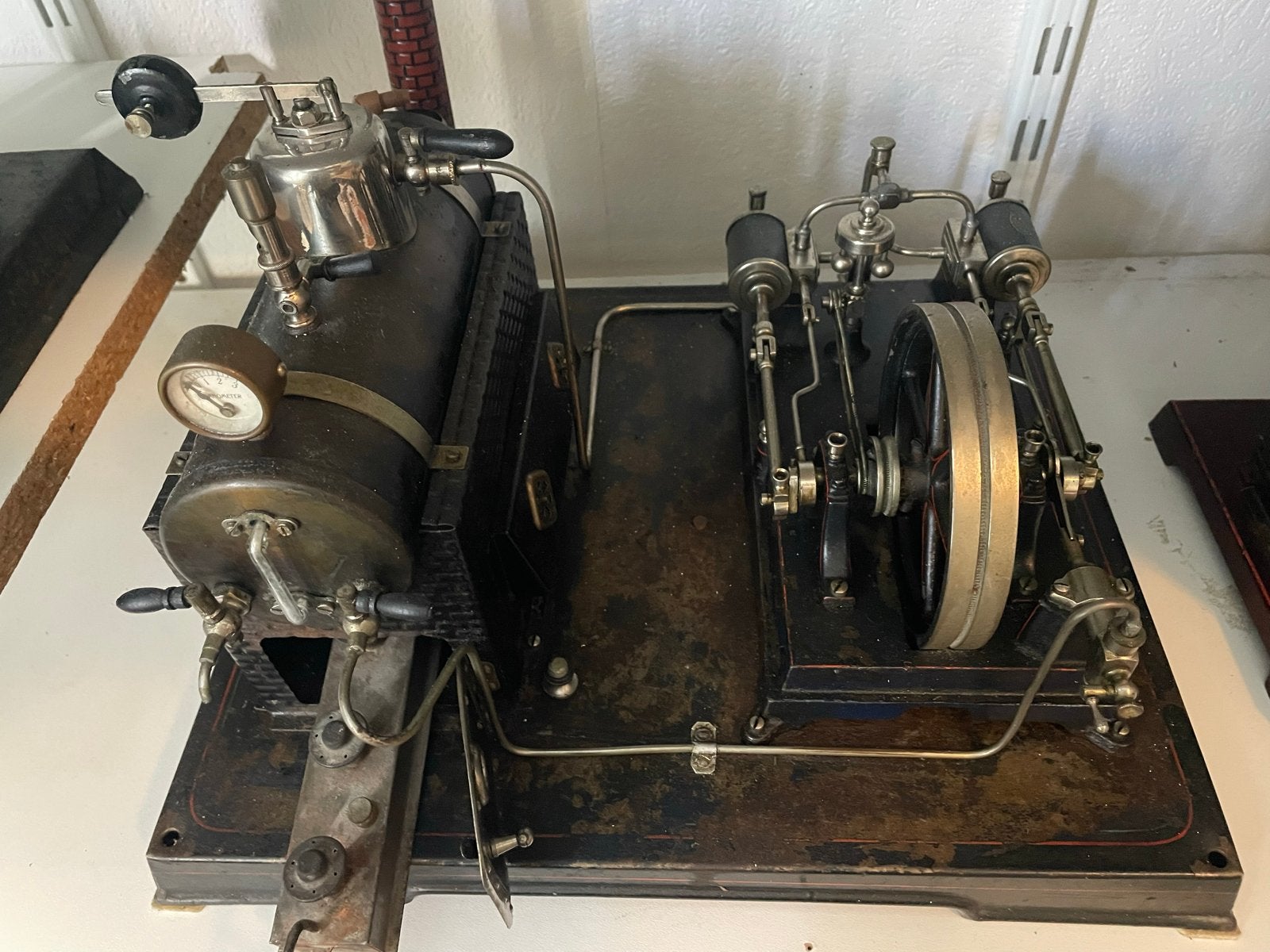 Antieke Stoommachine doll 362., Antiek en Kunst, Ophalen of Verzenden
