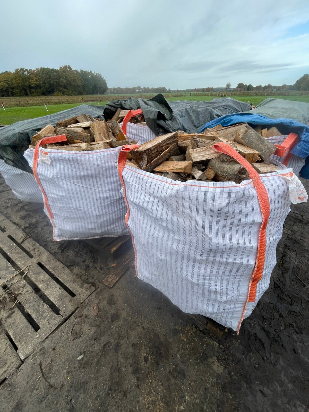 Haardhout/brandhout eik-beuk:/ mix, Tuin en Terras, 6 m³ of meer, Ophalen