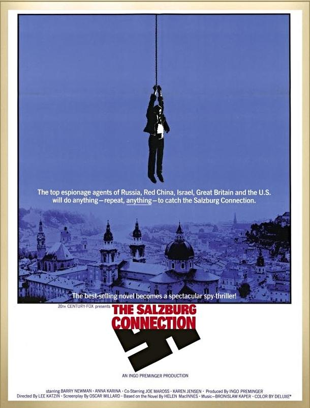 The Salzburg Connection (1972) DVD Barry Newman - Classic, 1960 tot 1980, Gebruikt, Alle leeftijden, Ophalen of Verzenden