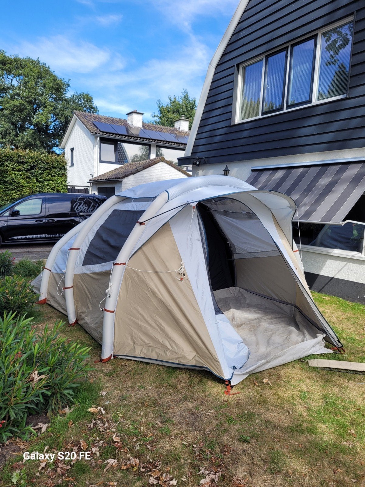 Quechua Air Seconds 4.1 Fresh & Black opblaasbare tent, Ophalen, Nieuw, Tot en met 4