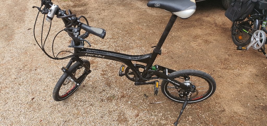 Vouwfiets Birdy Rohloff Disc, 16 tot 18 inch, Versnellingen, Zo goed als nieuw, Totaal opvouwbaar