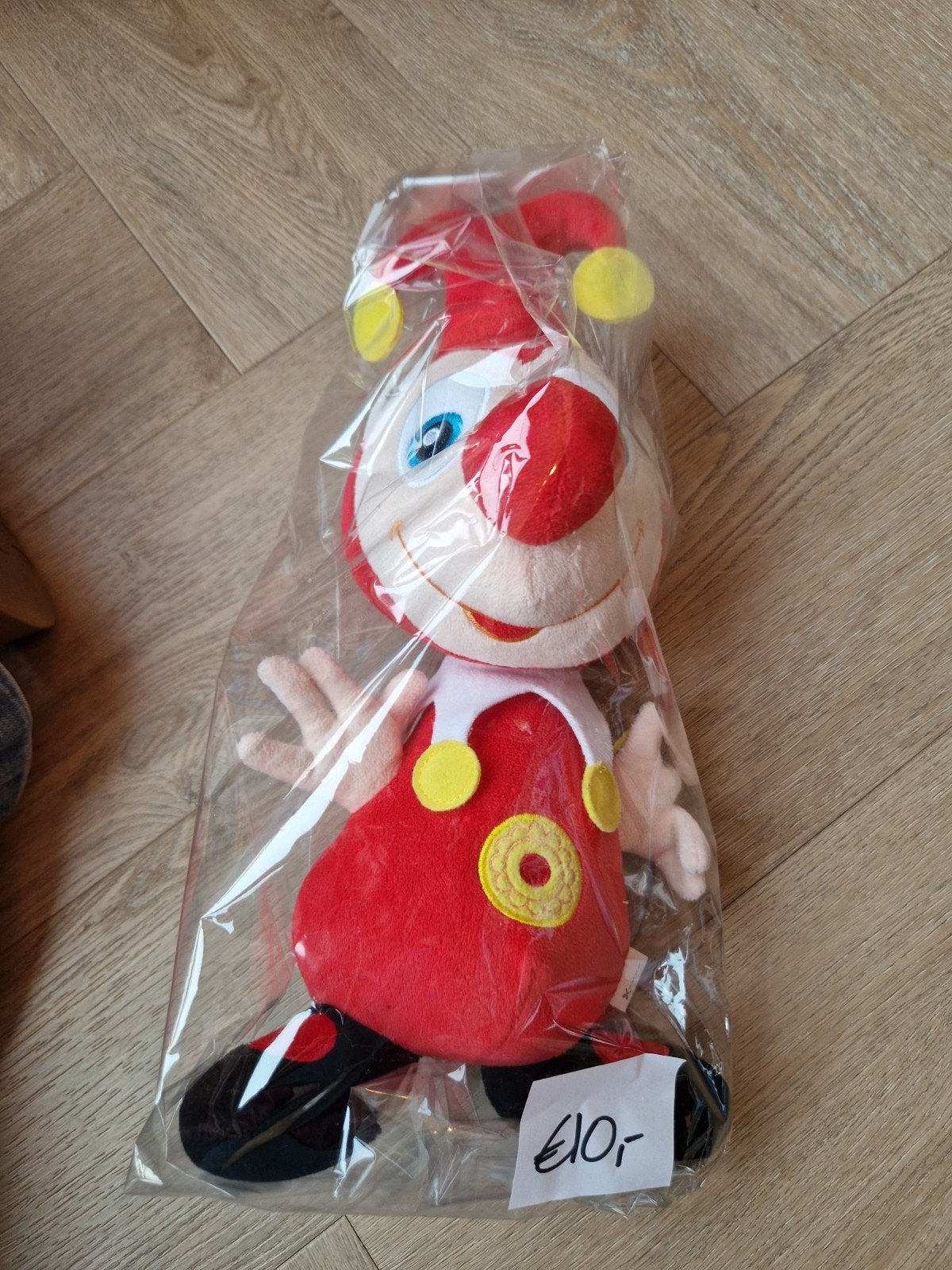 Knuffel Jokie Efteling, Ophalen of Verzenden, Efteling, Rood, Met label