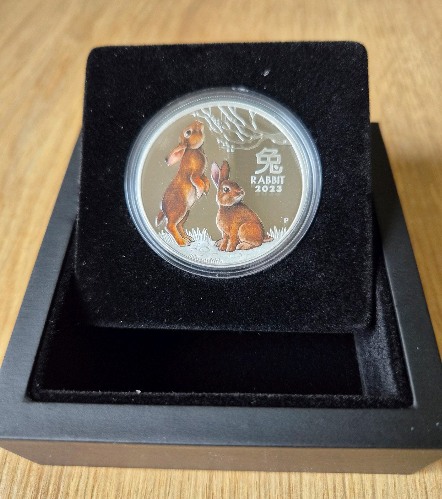 Year of the Rabbit 2023 1oz proof coloured, Ophalen of Verzenden, Zilver