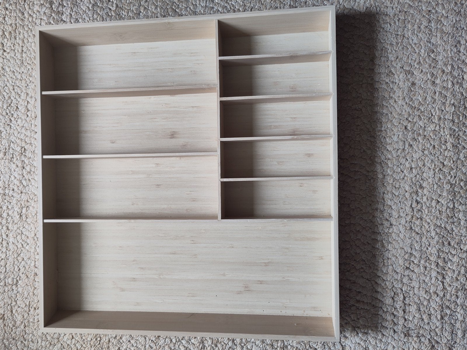 Houten Bestekbak / Lade-organizer met Meerdere Vakken, Ophalen, Nieuw