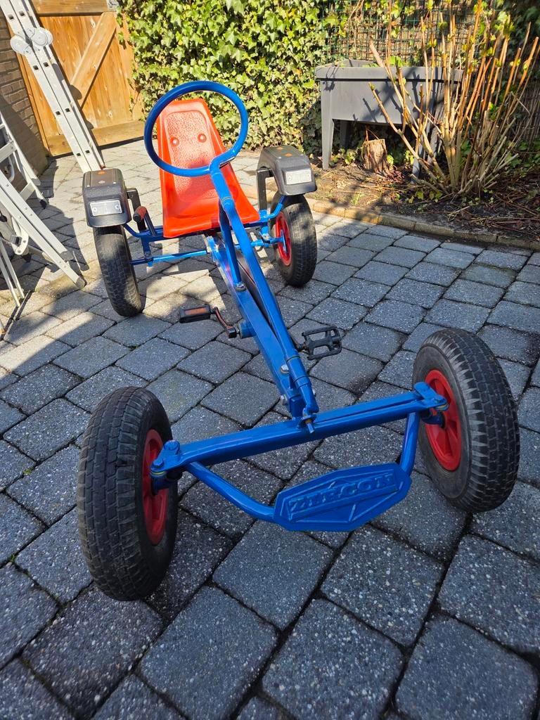 Blauwe zirkon/mammoet skelter., Ophalen, Zo goed als nieuw, Mammoet