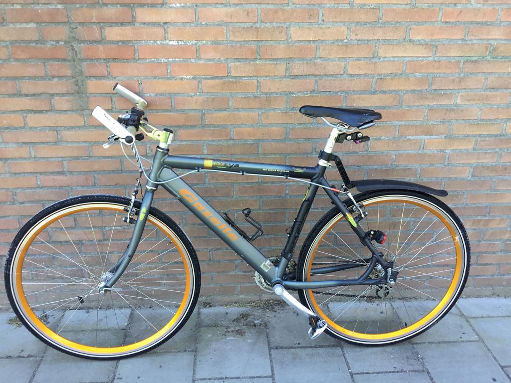 Knappe gazelle fiets, Ophalen, Gebruikt, Velgrem, Versnellingen