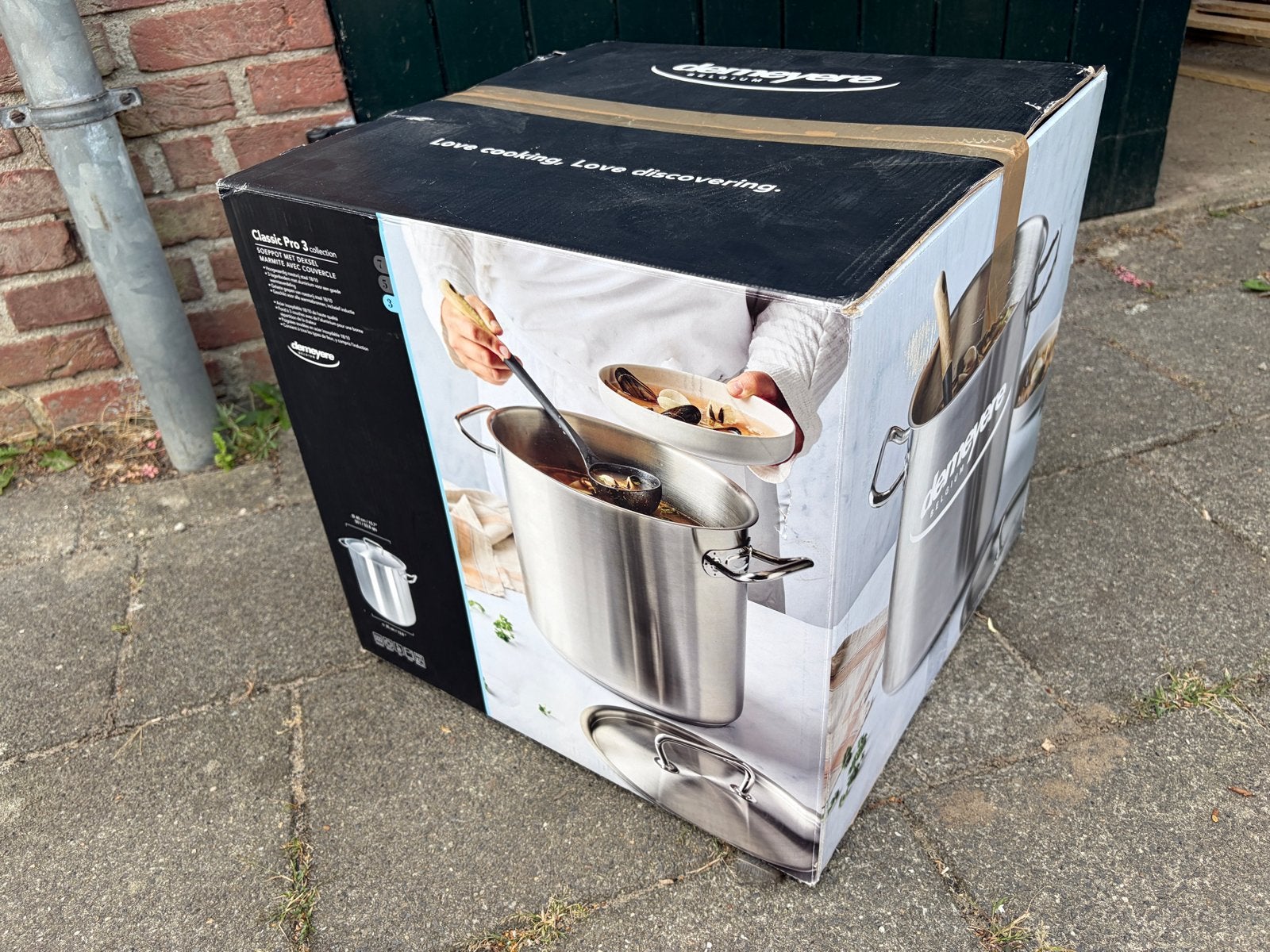 Demeyere Classic Pro 3 Soeppan 50 liter - 40 cm - Profession, Huis en Inrichting, Keuken | Potten en Pannen, Demeyere, Atealaan 63, 2200 Herentals, België