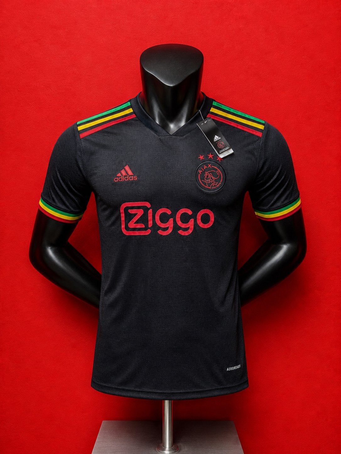 Ajax Bob Marley Special Edition Shirt 21/22 L XL XXL - Nieuw, Kleding | Heren, Maat 52/54 (L), Zwart, Nieuw, Ophalen of Verzenden