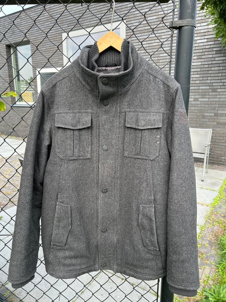 PME Legend winterjas maat L - Grijs, Ophalen, Maat 52/54 (L), Zo goed als nieuw, PME Legend
