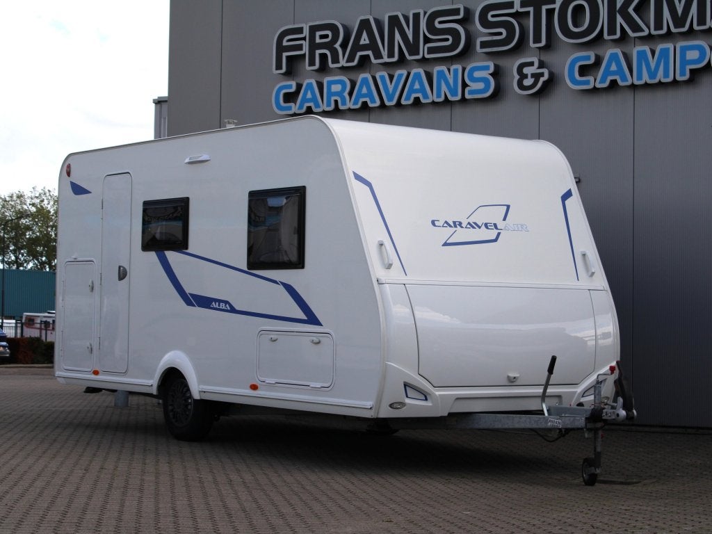 Caravelair Alba 426 stapelbed en voortent, Caravans en Kamperen, Bedrijf, Treinzit, 750 - 1000 kg, 5 tot 6 meter