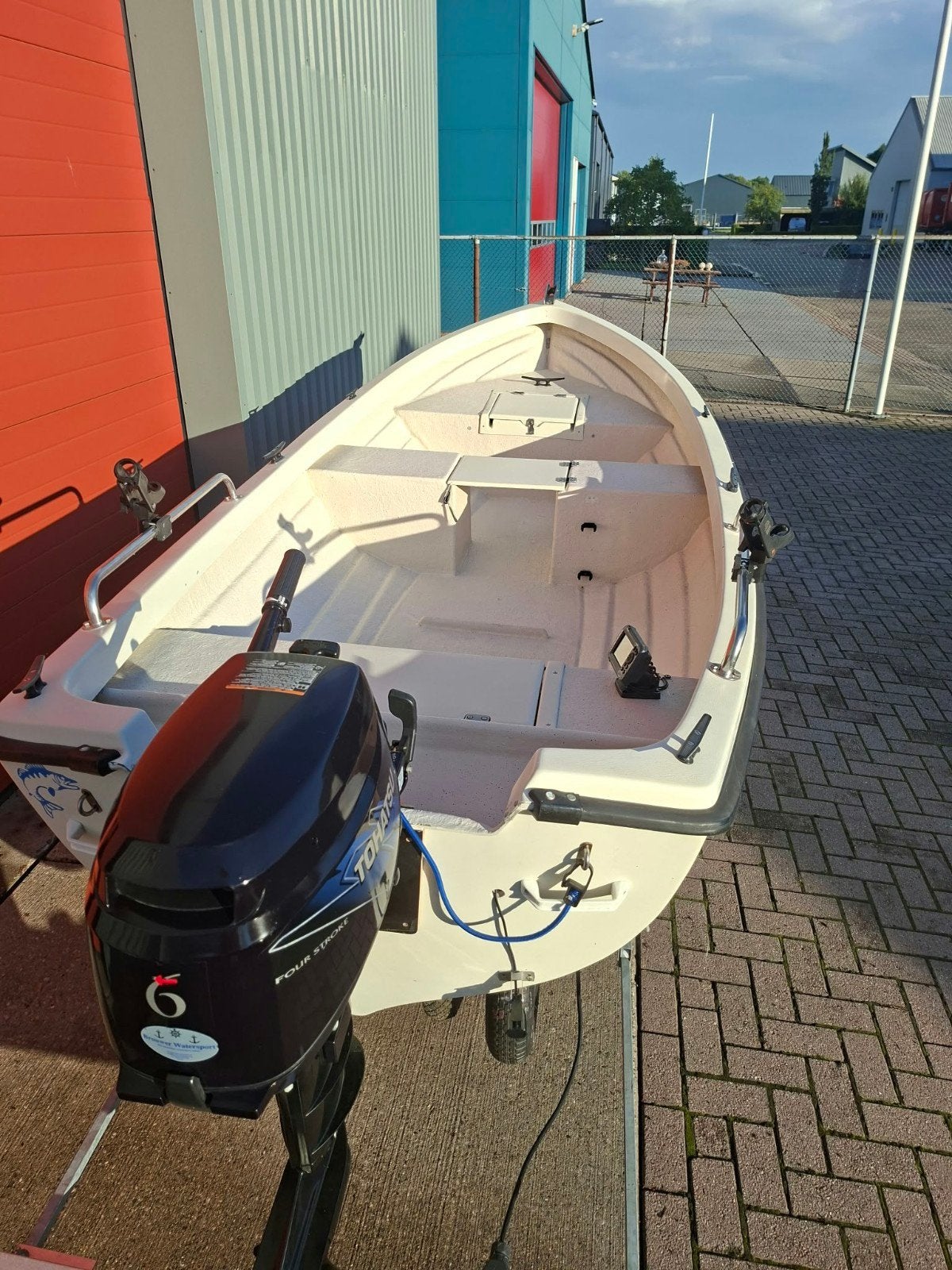 CRESCENT 420 SLOEP+6PK TOHATSU ZGAN+KANTELTRAILER SET ZGAN, Watersport en Boten, Vis- en Consoleboten, Ophalen, Zo goed als nieuw