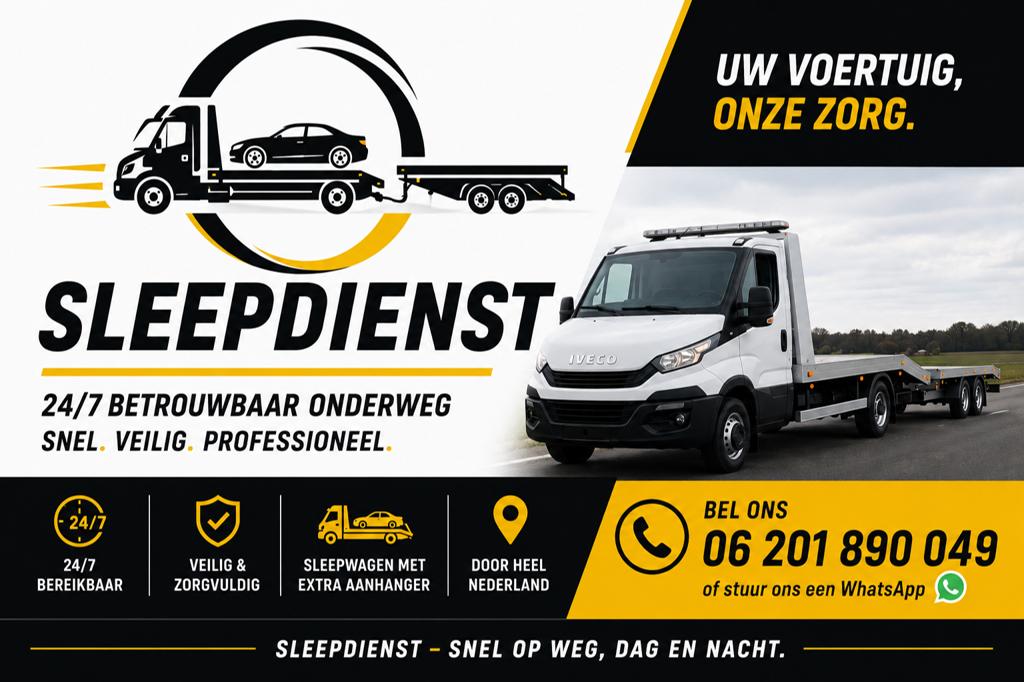 Sleepdienst Heba, Ophalen of Verzenden, Zo goed als nieuw