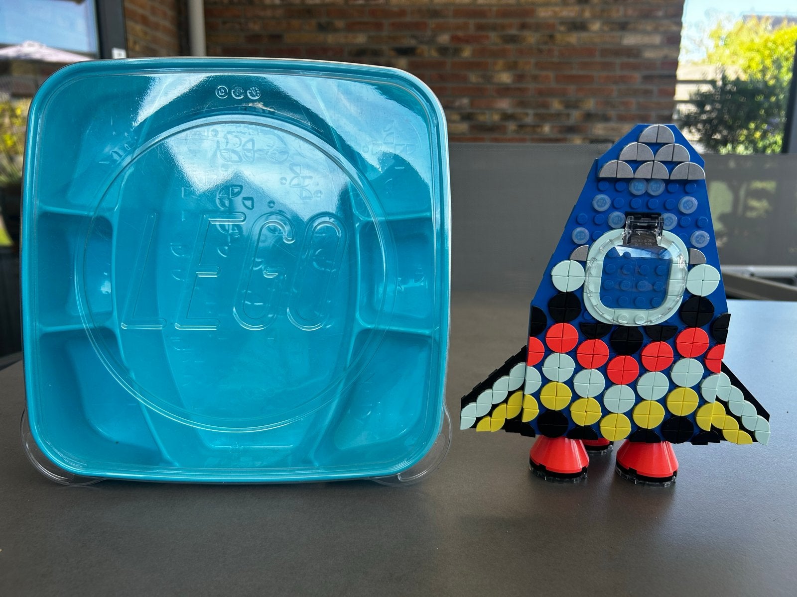 LEGO Dots raket - pennenbakje, Ophalen of Verzenden, Zo goed als nieuw