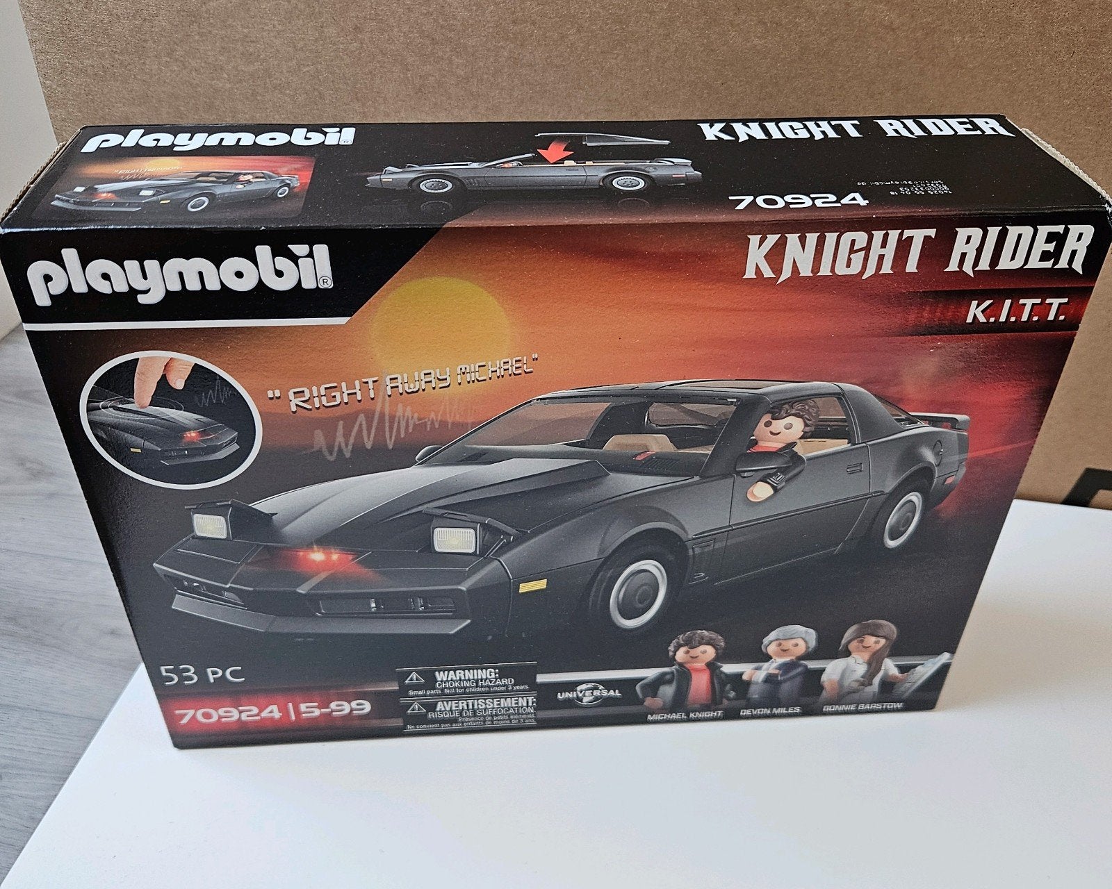 Playmobile Knight Rider KITT Nieuw in doos, Ophalen of Verzenden, Nieuw