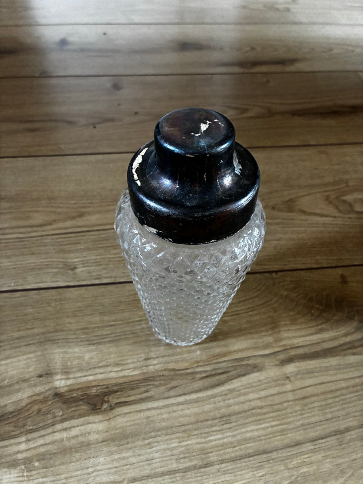 Vintage Kristalglas Cocktailshaker, Antiek en Kunst, Ophalen of Verzenden