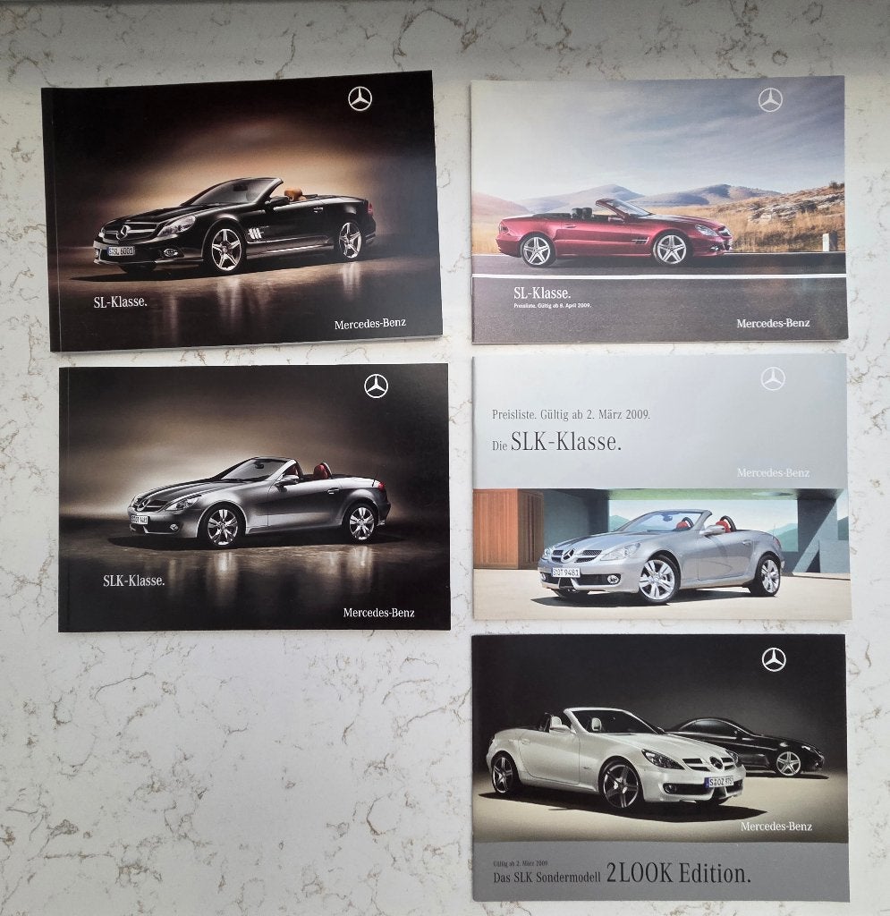 Fraaie Mercedes brochures & prijslijsten uit 2009, Boeken, Onbekend, Zo goed als nieuw, Mercedes, Ophalen of Verzenden