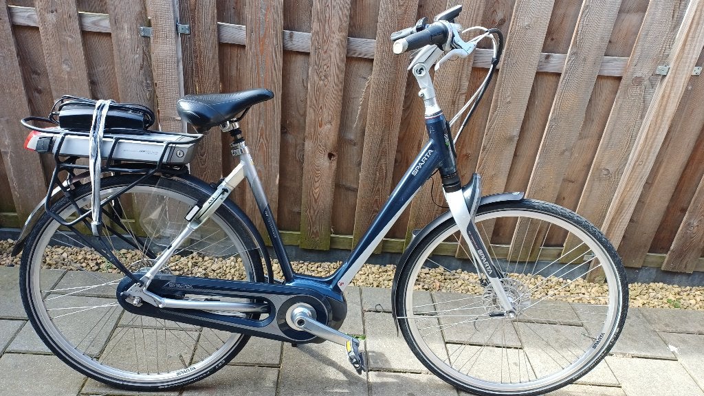 elecktrische fiets Sparta M8i middenmotor, Ophalen, Sparta, Zo goed als nieuw, 47 tot 51 cm