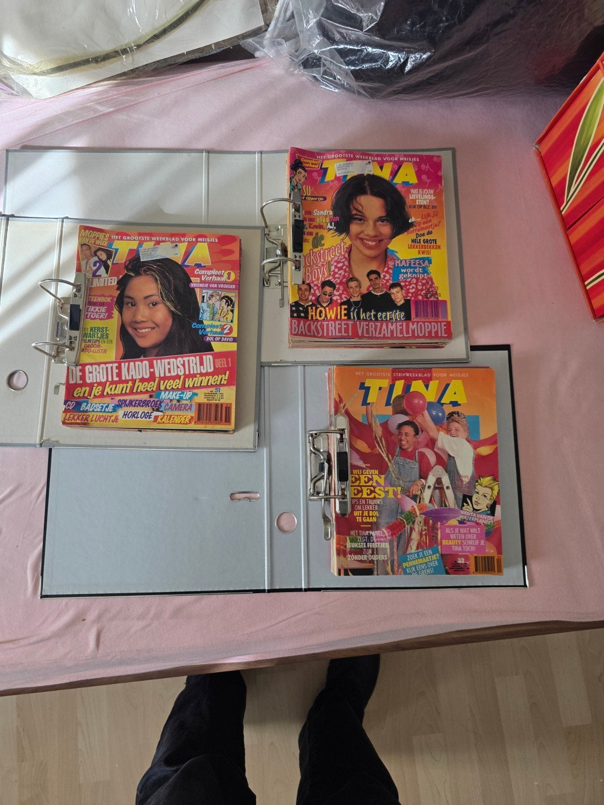 3 mappen vol met Tina's, Boeken, Ophalen of Verzenden, Zo goed als nieuw