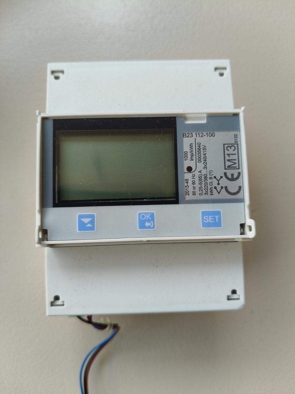 B23 112-100 kWh-meter 3 fase 65A, Verzenden, Gebruikt, Overige typen