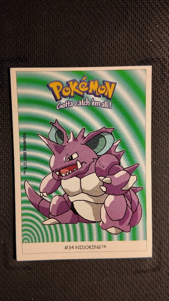 nidoking 34 dunkin boomer | Pokemon kaart, Ophalen, Zo goed als nieuw, Losse kaart