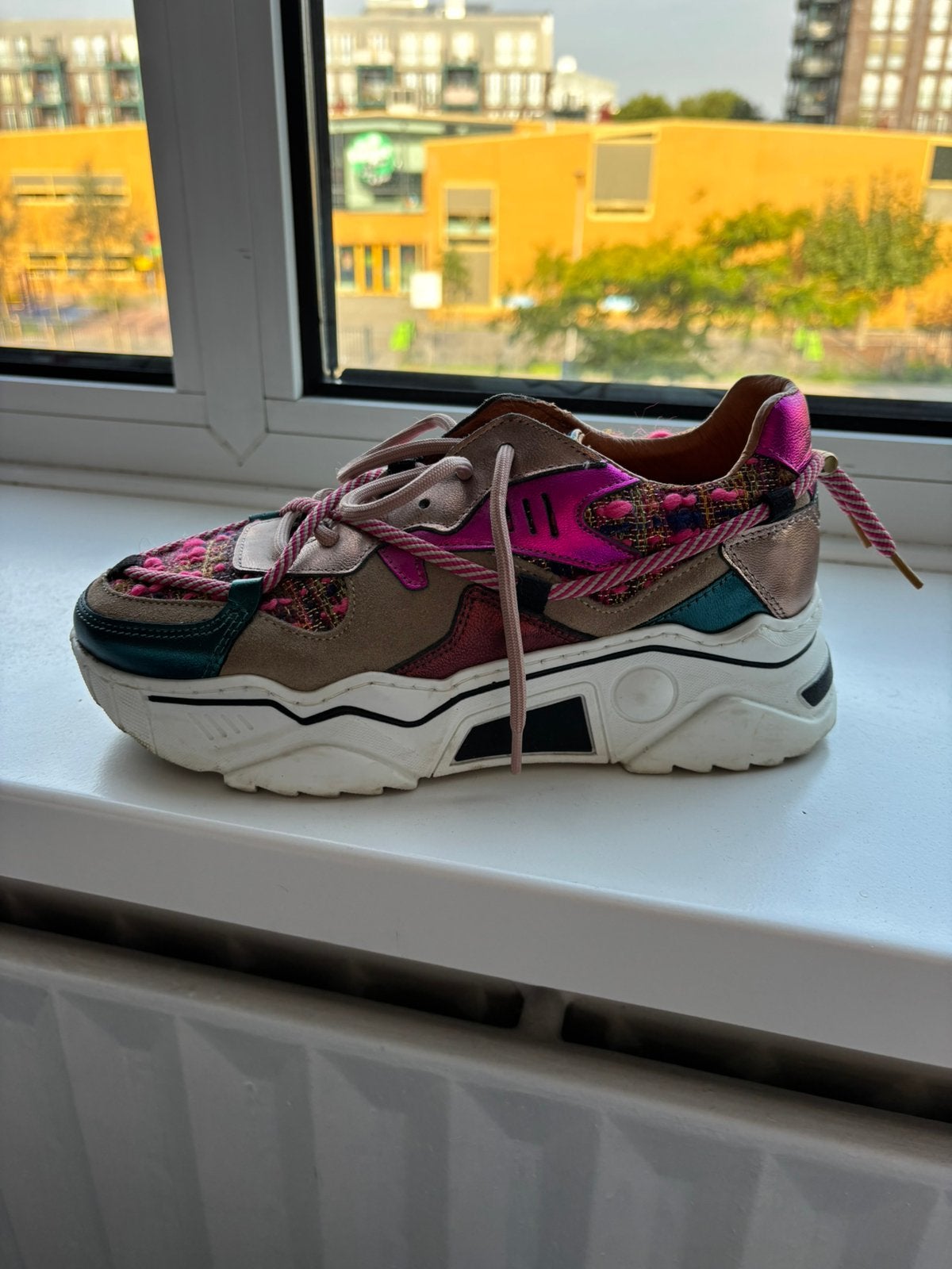 Dwrs Jupitair Sneaker, Verzenden, Roze, Sneakers of Gympen, Zo goed als nieuw
