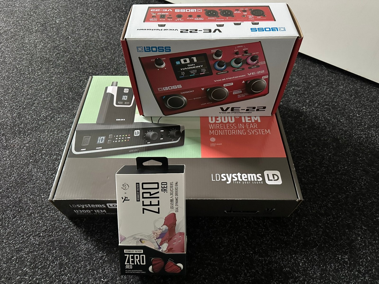 BOSS VE-22 ➕ LD Systems U308 IEM ➕ THRUTHEAR Zero ➕ Adapter, Muziek en Instrumenten, Ophalen of Verzenden, Nieuw, Overige typen