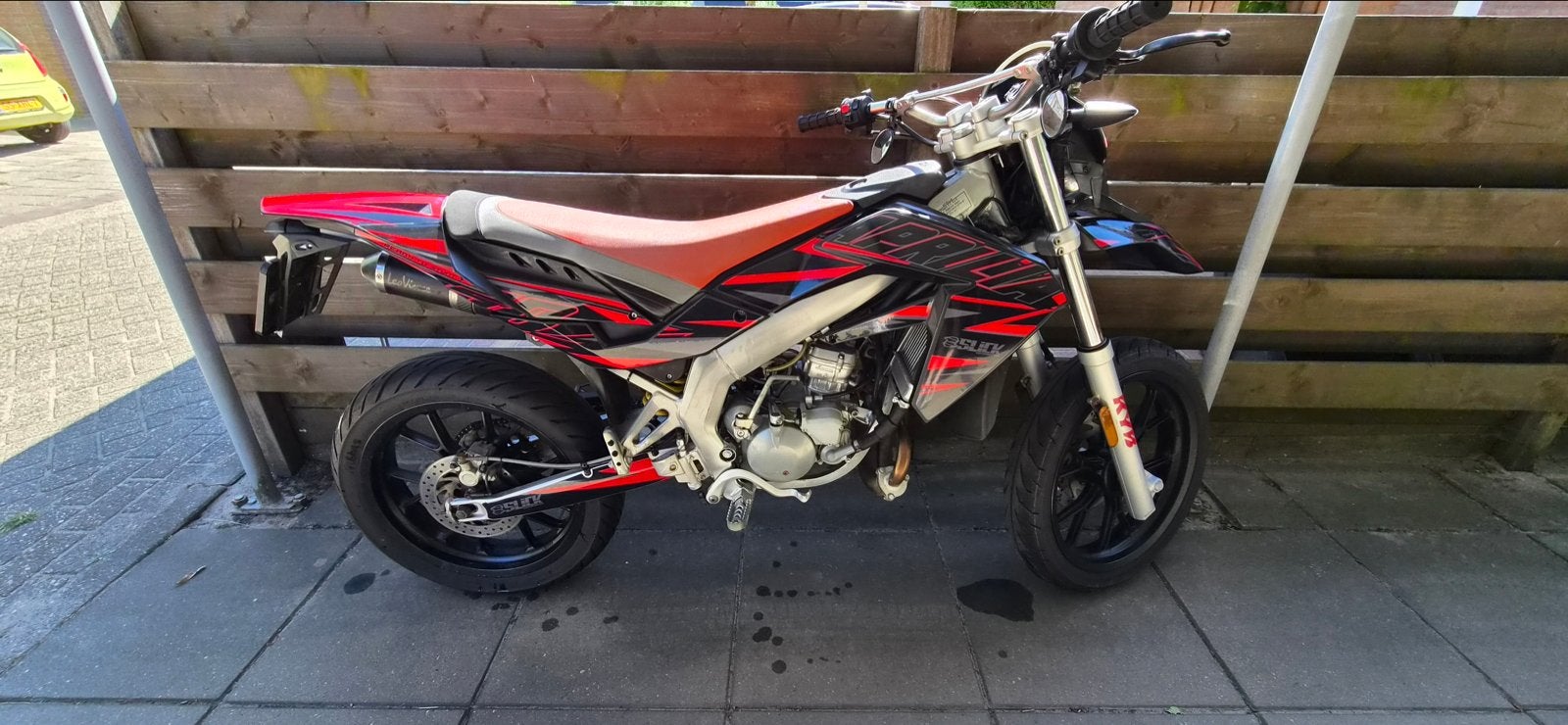 Aprilia SX 50  - Zwart/Rood, Ophalen, 6 versnellingen, Gebruikt, 50 cc