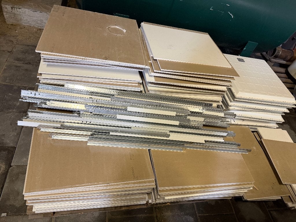 Systeemplafond 200 m2, Doe-het-zelf en Verbouw, Ophalen, Gebruikt, Overige materialen, 20 tot 50 mm