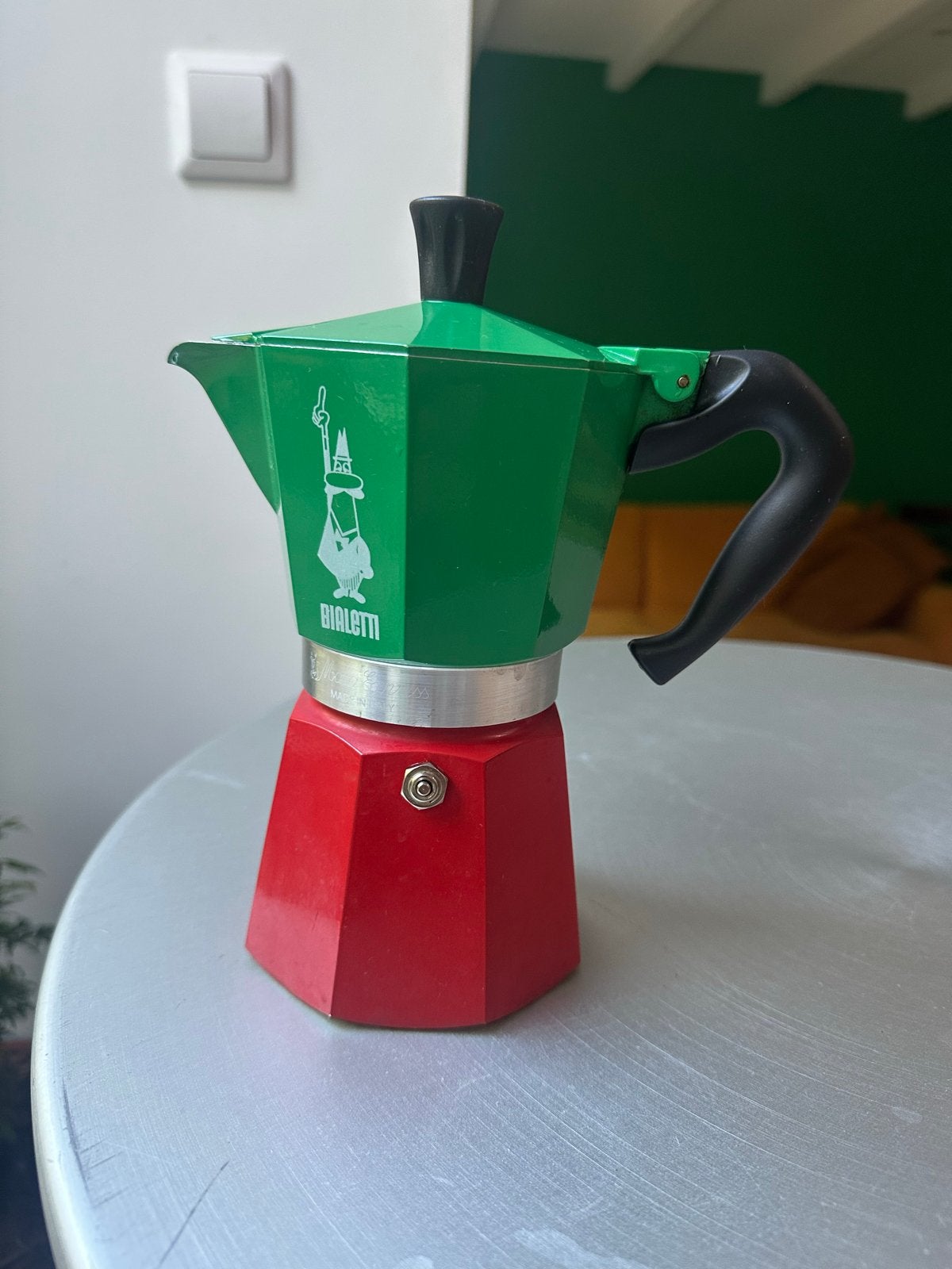 Bialetti Italia Percolator - 6 kops, Witgoed en Apparatuur, Koffiezetapparaten, Overige modellen, Gemalen koffie, Ophalen of Verzenden