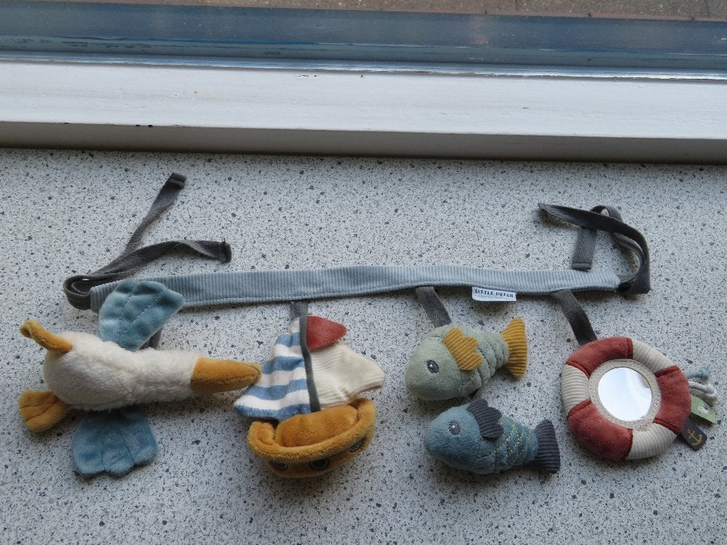 Wagenspanner van Little Dutch Tiamo visjes, bootje gansje, Ophalen of Verzenden, Gebruikt, Overige typen, Met geluid