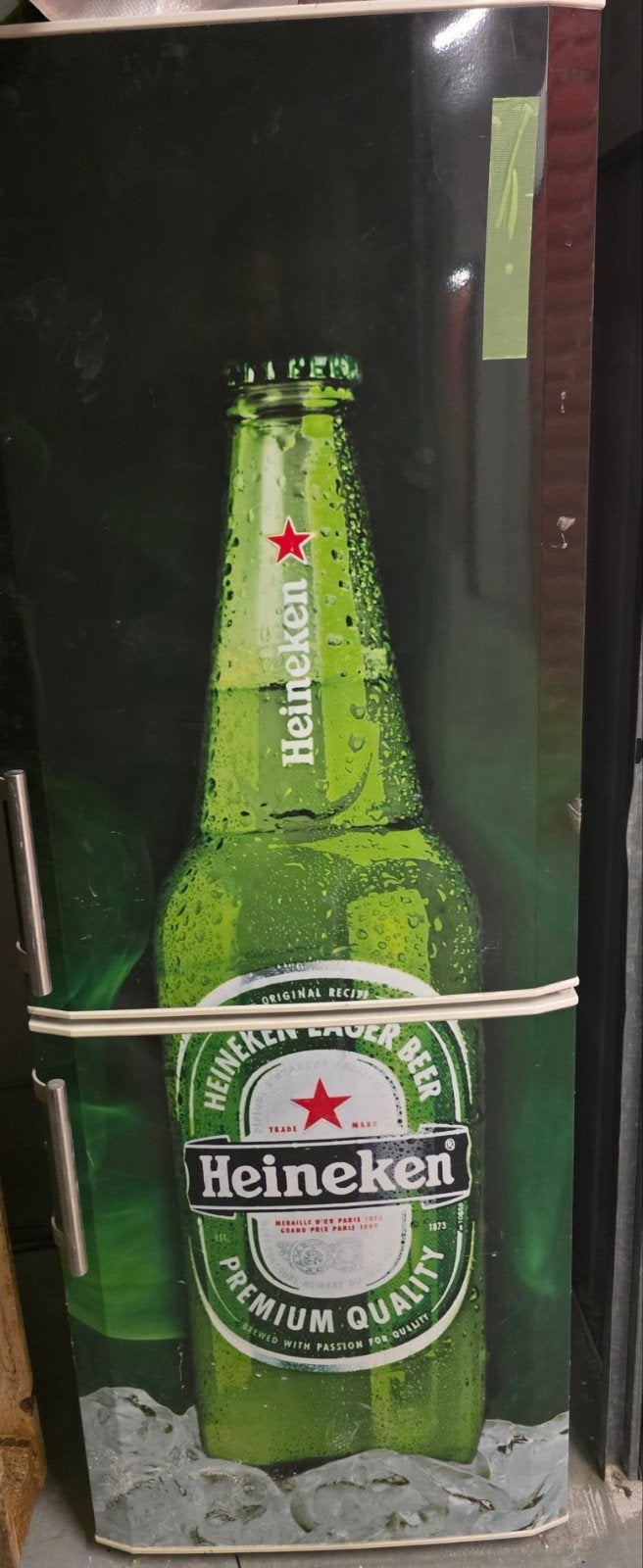 Heineken Koelkast met Vriesvak - Blikvanger voor elke ruimte, 200 liter of meer, Ophalen, Met aparte vriezer, 160 cm of meer