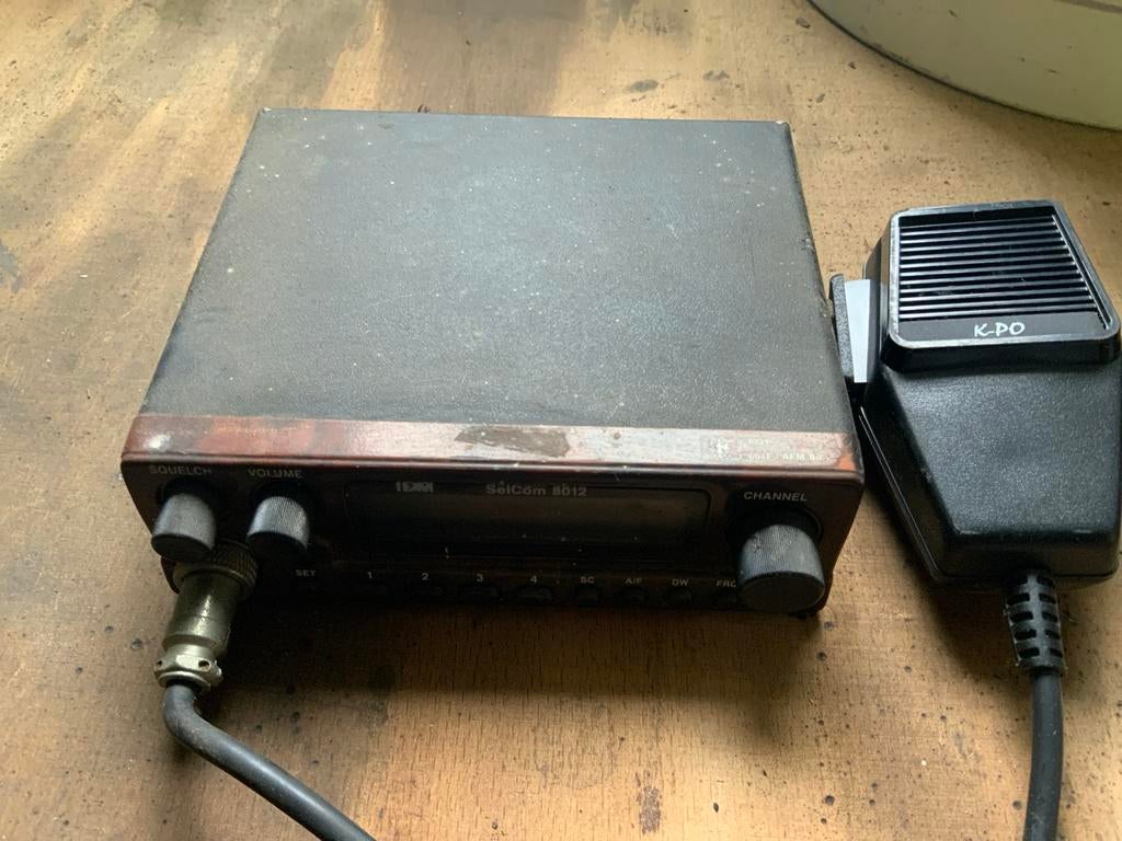 SelCom 8012 radio met K-PO microfoon, Ophalen of Verzenden, Gebruikt