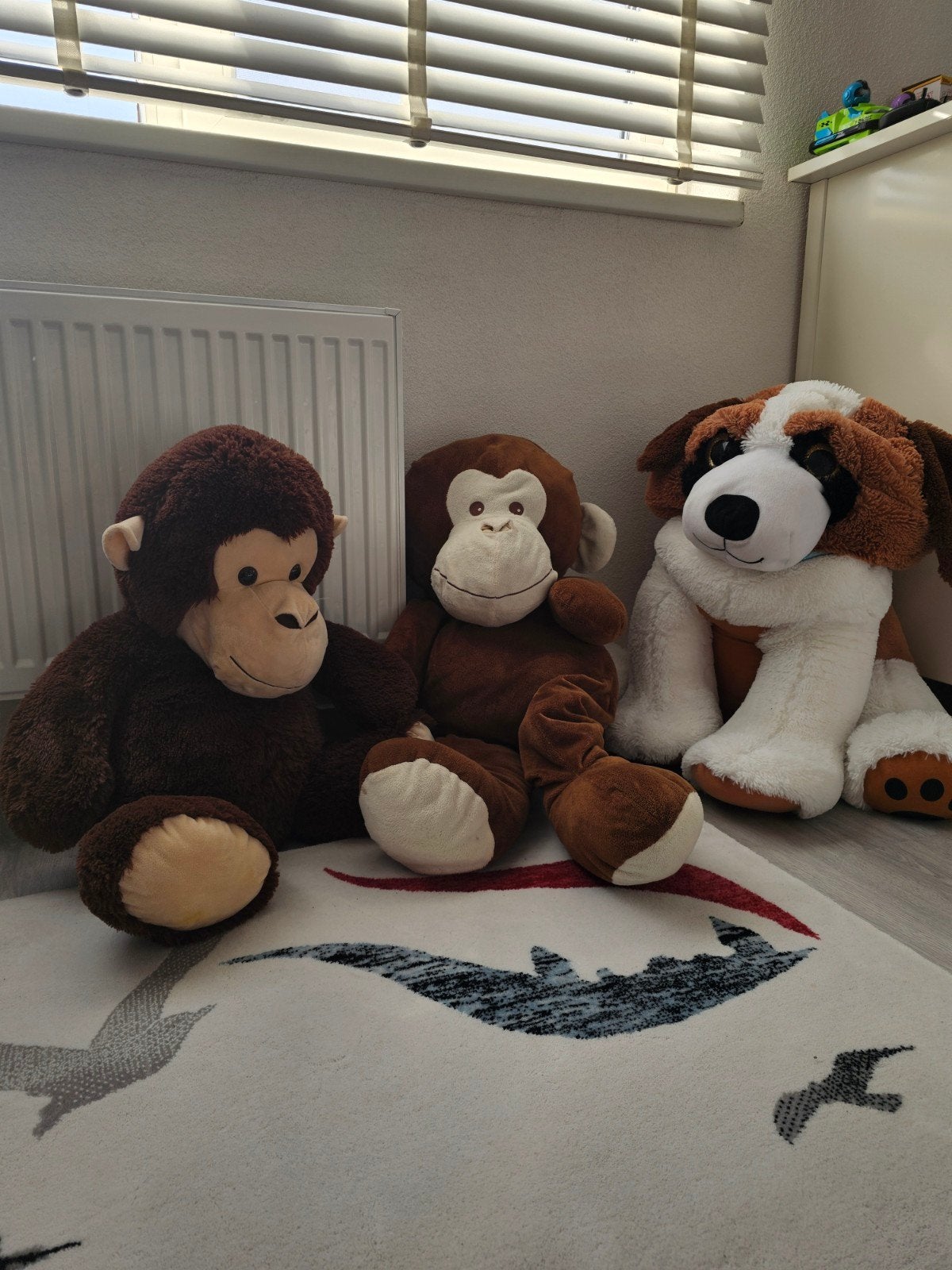 3 grote knuffels, Ophalen of Verzenden, Zo goed als nieuw, Stoffen beer, Overige merken