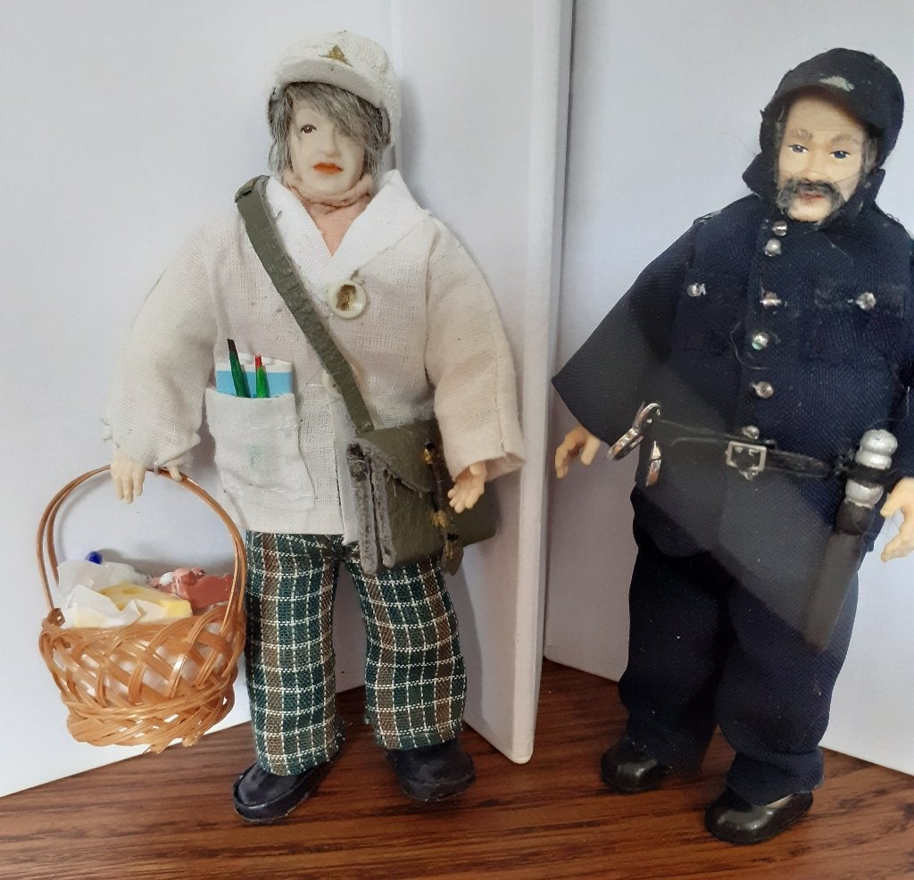 HEIDI OTT POPJES , politieman en melkboer , kleding zelfm., Verzenden, Nieuw, Popje