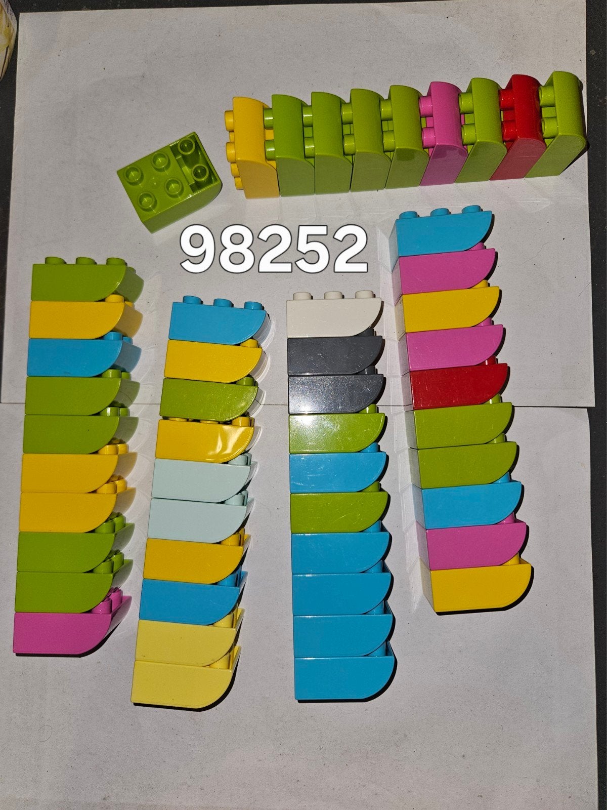 Duplo 98252 blokjes 2x3 halfrond open, Ophalen of Verzenden, Duplo