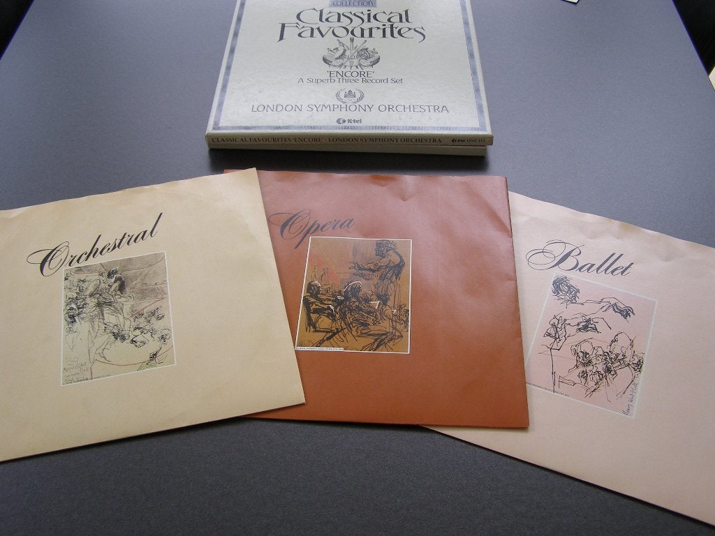 3LP ENCORE, London Symphony Orchestra – Classical Favourites, Boxset, Ophalen of Verzenden, Orkest of Ballet, Boxset