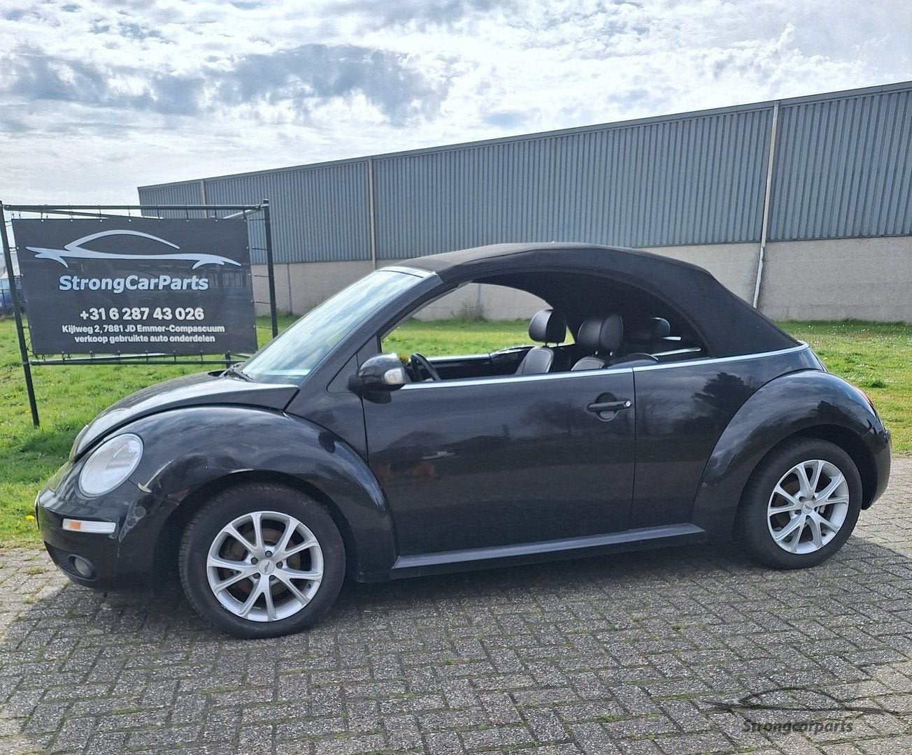 VW Beetle Cabrio 1.9tdi SCHADE AUTO airco stoelverwarming, Ophalen, Gebruikt, -, Volkswagen