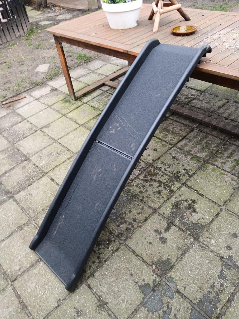 Honden loopplak auto, Dieren en Toebehoren, Ophalen, Gebruikt