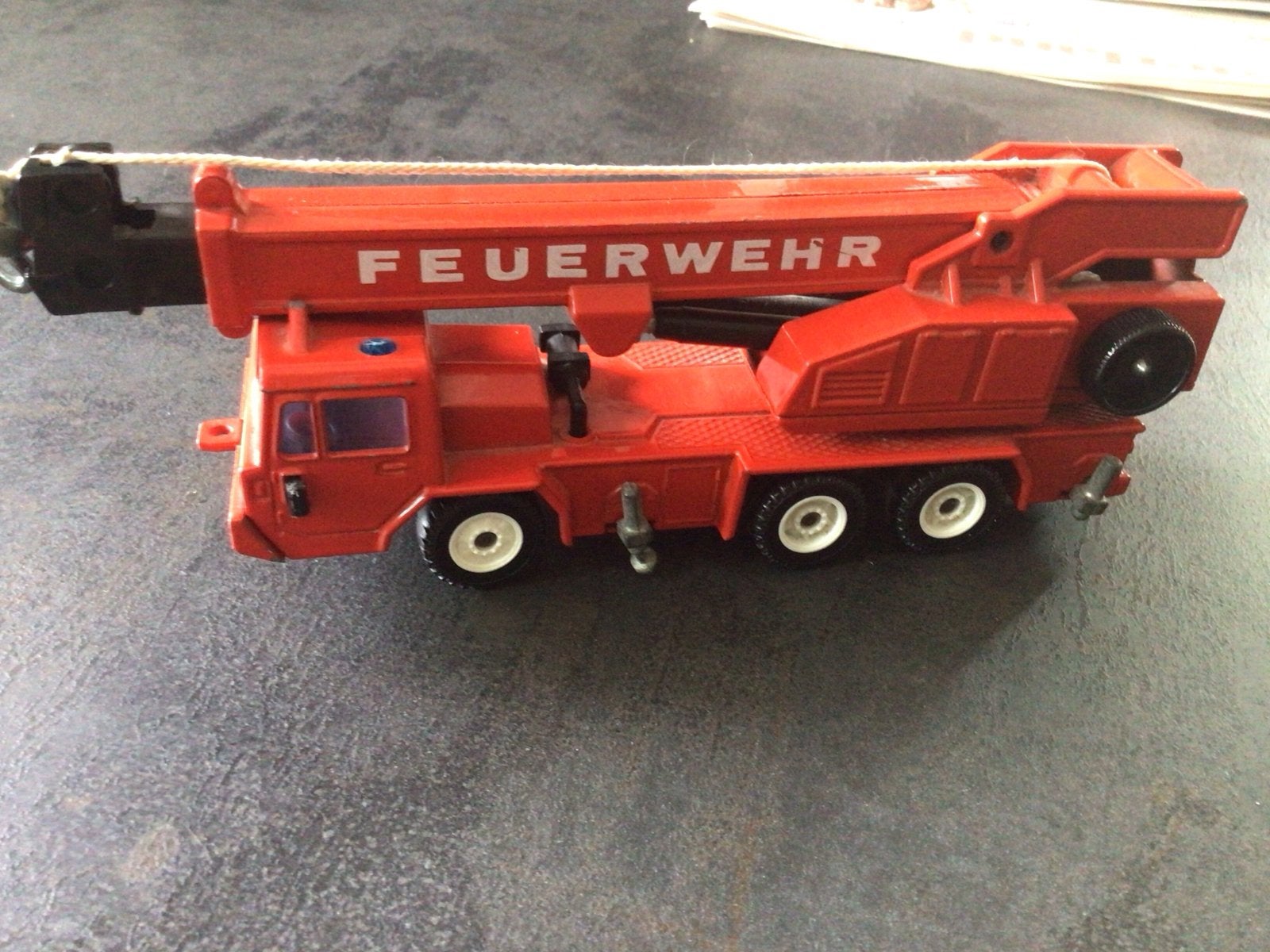 Vintage Siku V 283 Brandweer Kraanwagen (Feuerwehr), Ophalen of Verzenden, Gebruikt