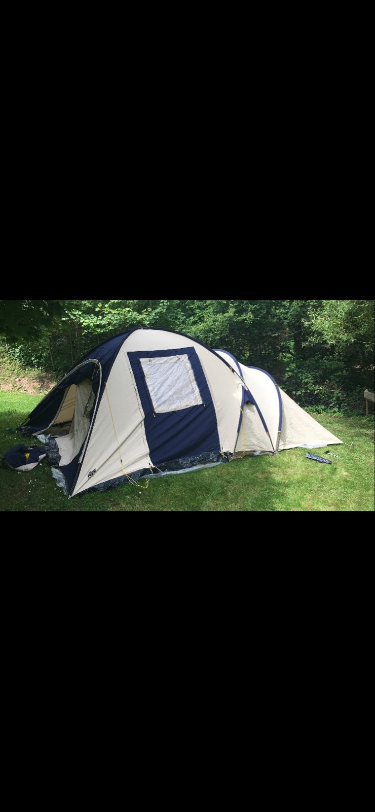 High Peak Rainier 5 T/C familietent - Zo goed als nieuw, Caravans en Kamperen, Tenten, Ophalen, Zo goed als nieuw, Tot en met 5