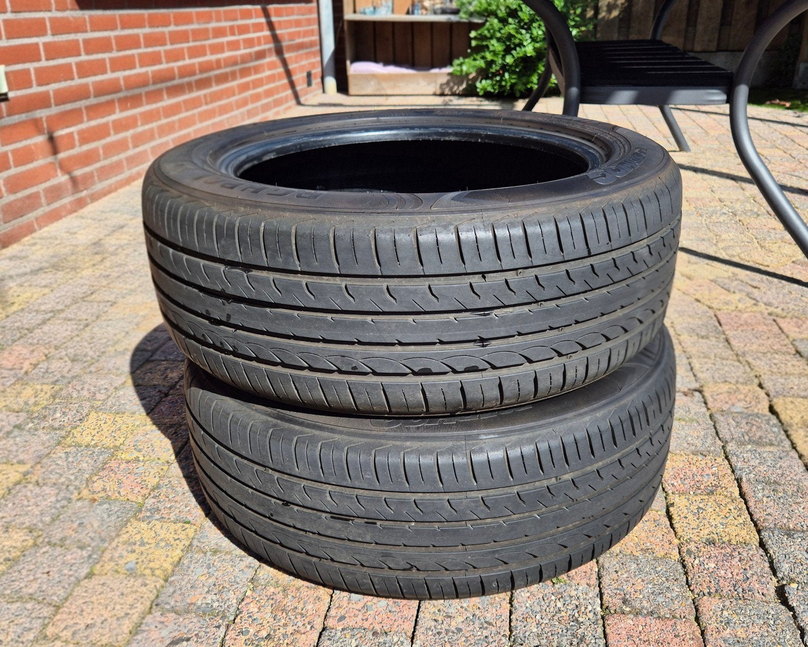 2x Roadhog RGHP01 vierseizoenenband 215 55 ZR17 98W, Ophalen of Verzenden